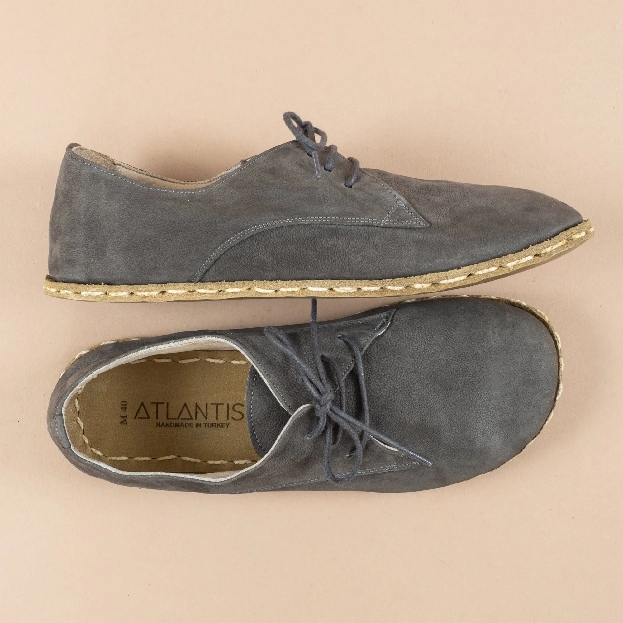 Women's Gray Oxfords